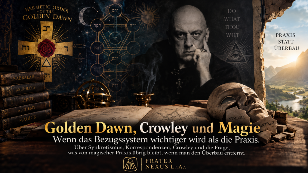 Golden Dawn, Crowley und Magie – Bezugssystem, Korrespondenzen und magische Praxis
